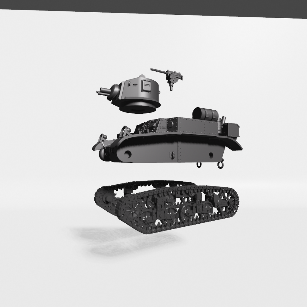 WG3D M3A1 Stuart Satan (flamethrower) (US, WW2)