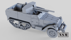 NSM M3 75mm GMC Halftrack (option T12) (USA, WW2)