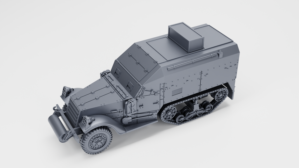 WG3D Halftrack M3 - Command Version (US, WW2)