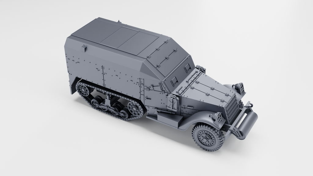WG3D Halftrack M3 - Command Version (US, WW2)