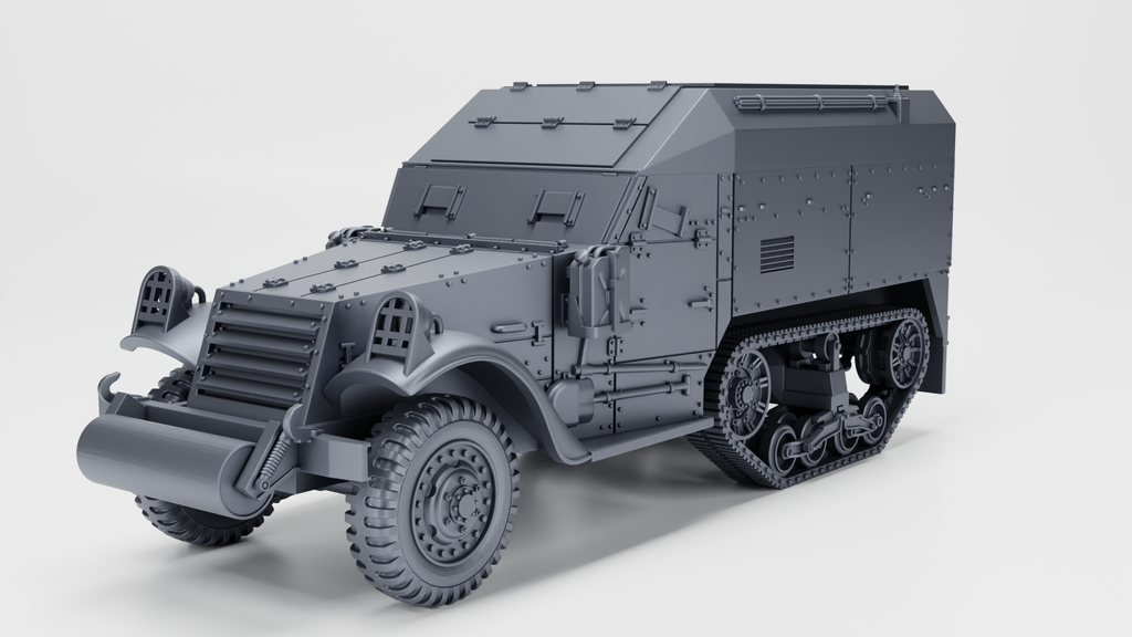 WG3D Halftrack M3 - Command Version (US, WW2)