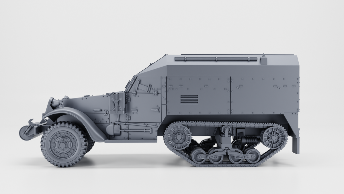 WG3D Halftrack M3 - Command Version (US, WW2)