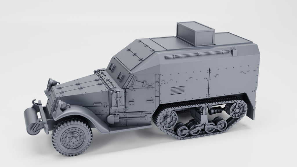 WG3D Halftrack M3 - Command Version (US, WW2)