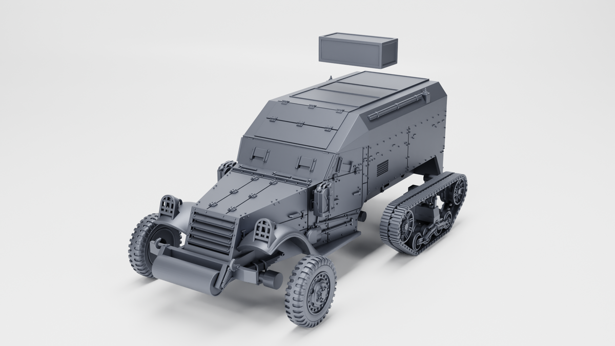 WG3D Halftrack M3 - Command Version (US, WW2)
