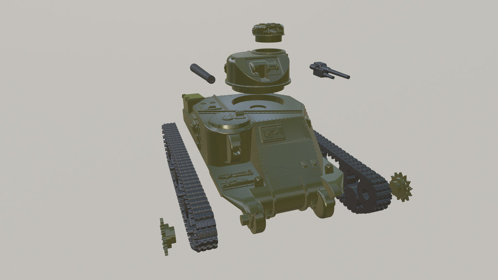 WG3D M3 LEE Medium Tank (USA, WW2, D-day)