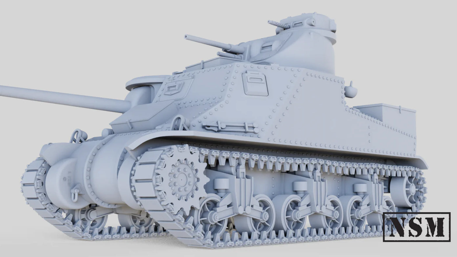 NSM M3A1 Lee Cast Hull (USA, WW2)