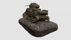 WG3D Destroyed M3 Lee Medium Tank (US, WW2)