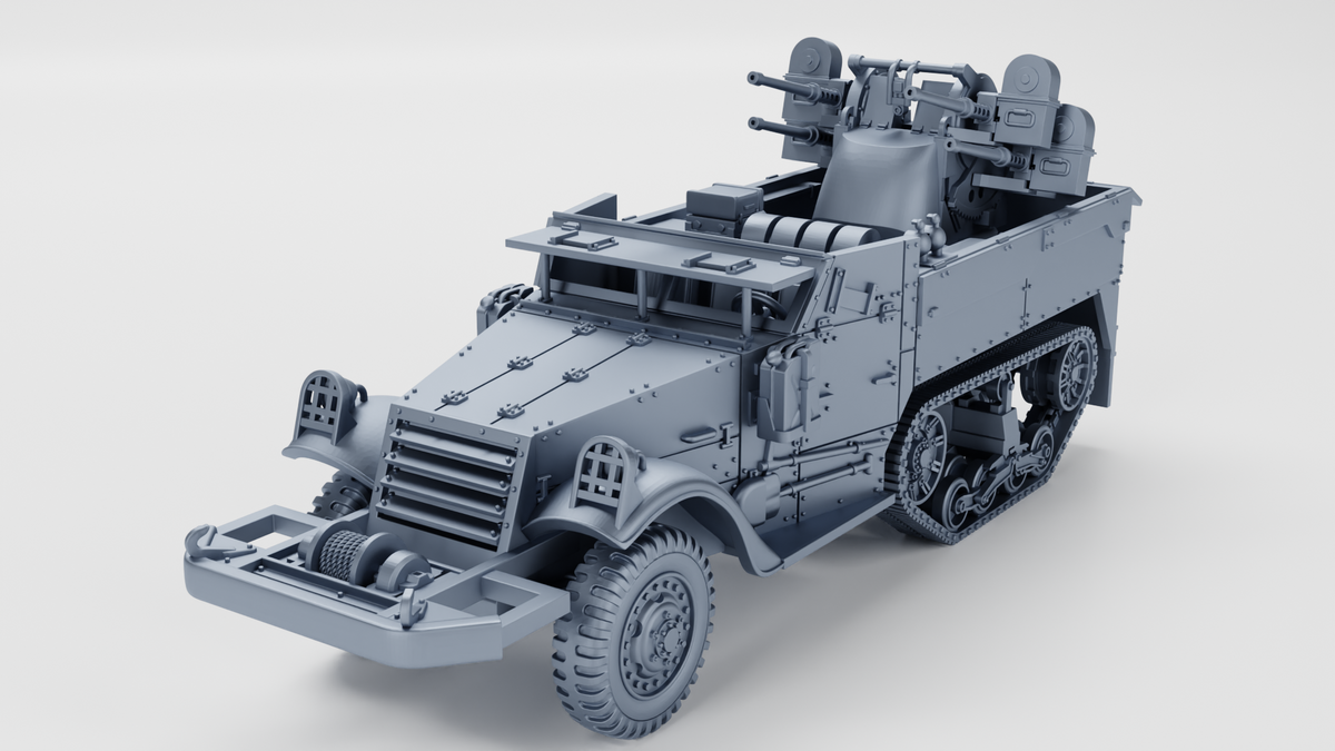WG3D Halftrack M3 “Quad 50” (US, WW2)