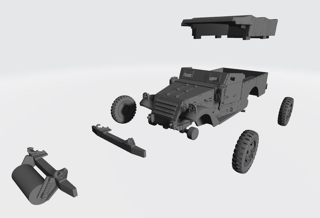 Arvernes M3 Scout Car (USA, WW2)