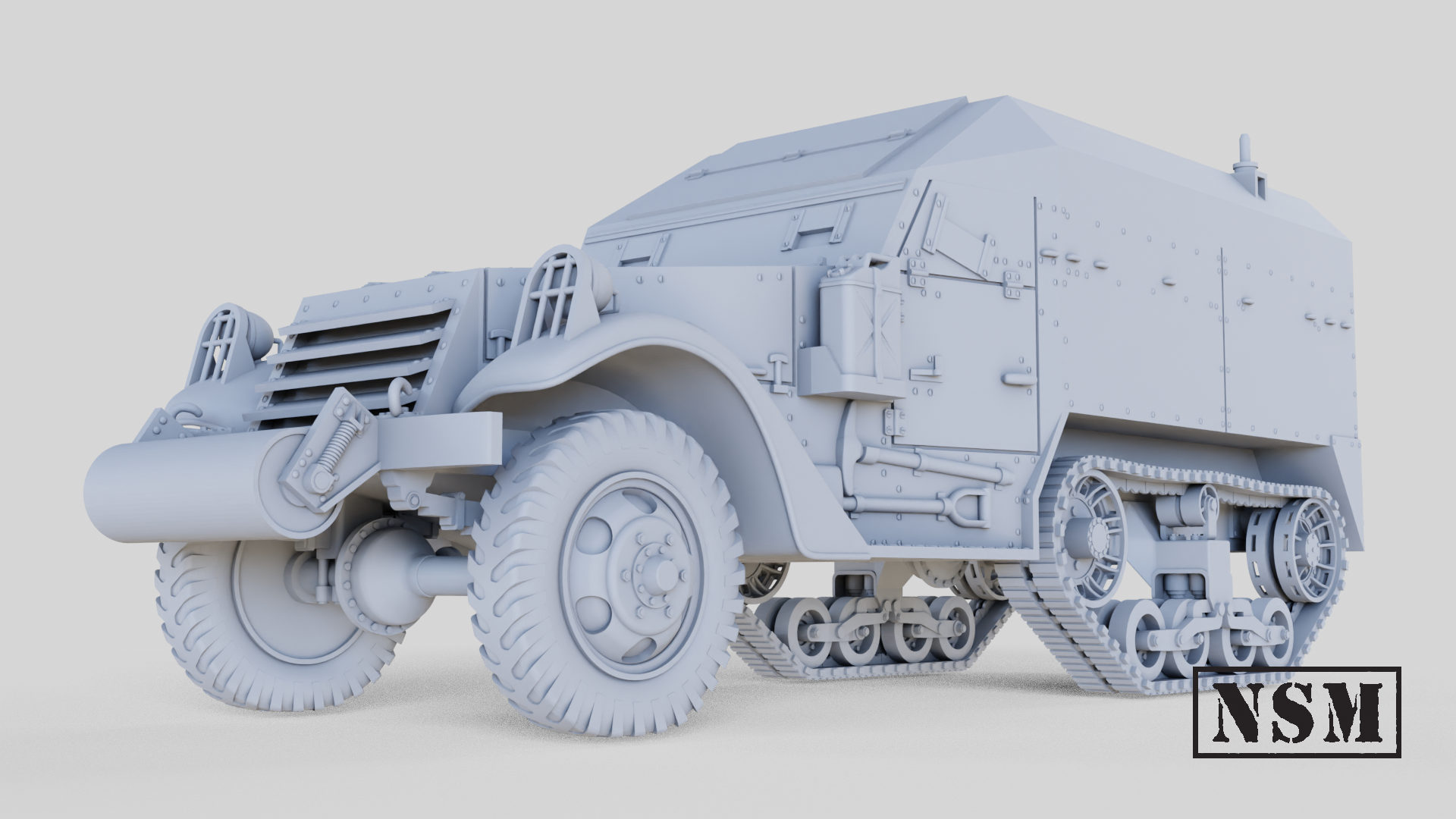 NSM Halftrack M3 Command Version - (UK, WW2)