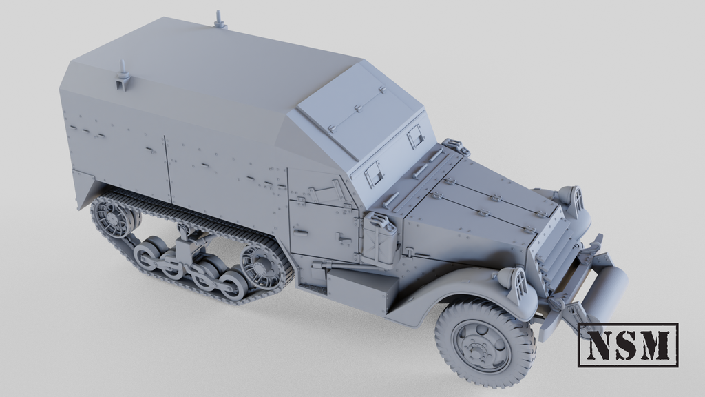 NSM Halftrack M3 Command Version - (UK, WW2)
