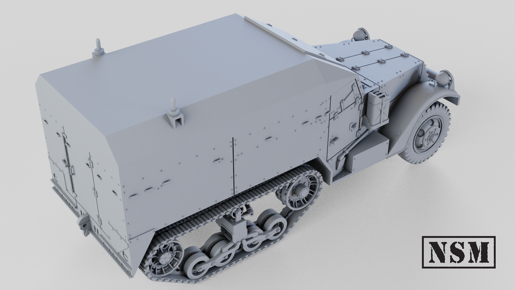 NSM Halftrack M3 Command Version - (UK, WW2)