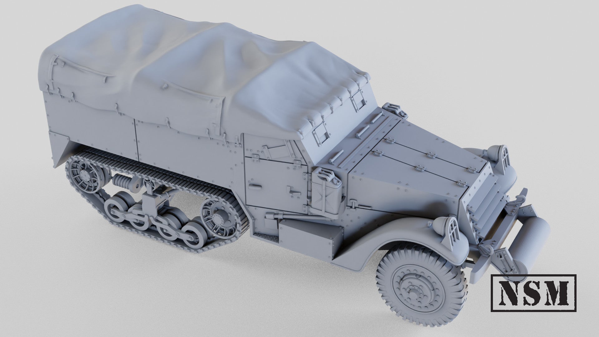 NSM M3 Halftrack - Mid Production  (USA, WW2)