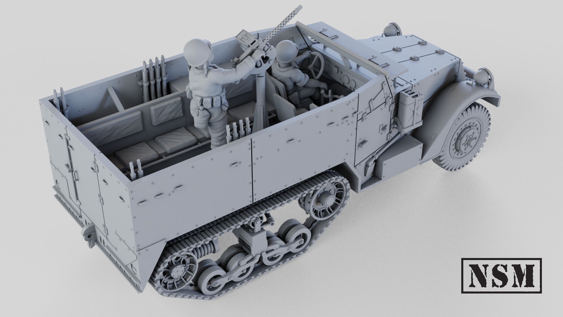 NSM M3 Halftrack - Mid Production  (USA, WW2)