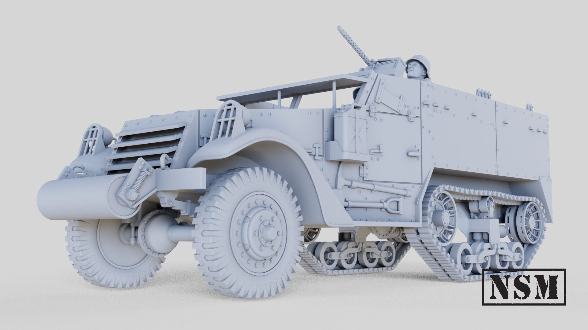 NSM M3 Halftrack - Mid Production  (USA, WW2)