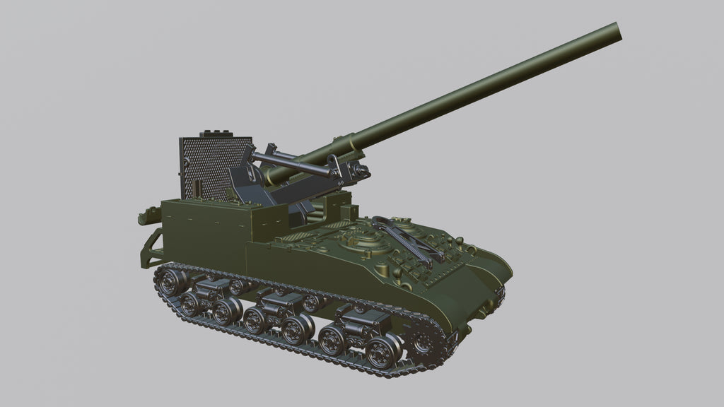 WG3D m40 155mm GMC (US, WW2+Korean war)