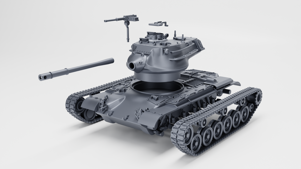 WG3D M47 General Patton II (US, 1952, post-WW2)