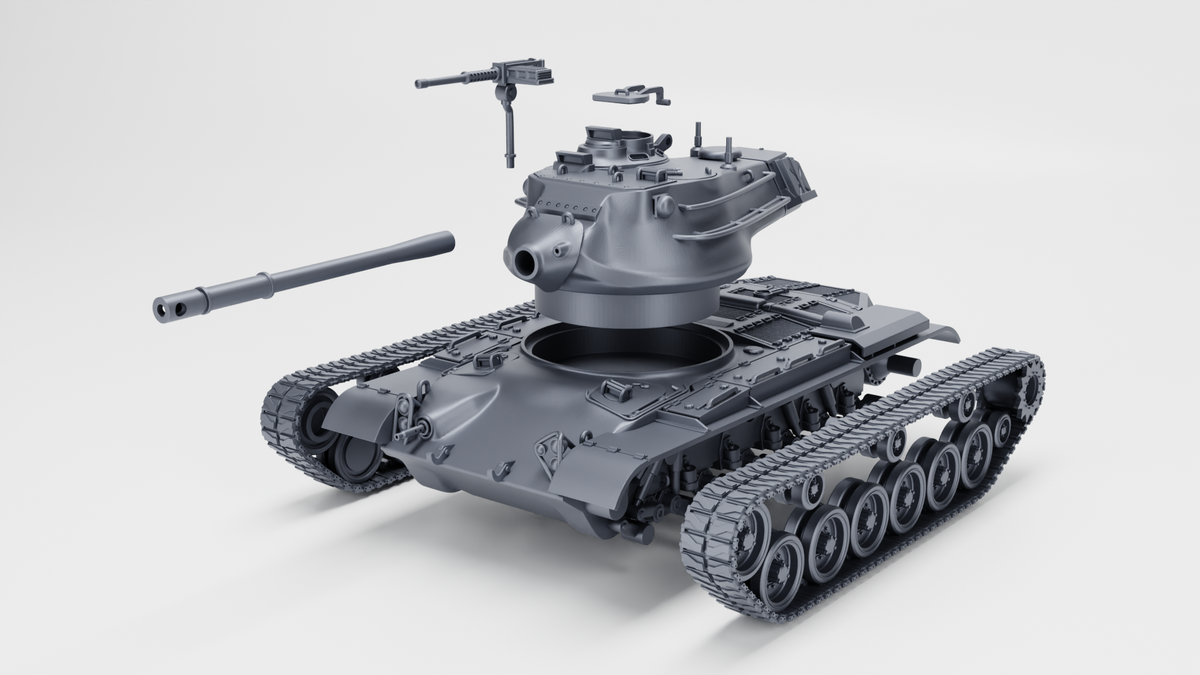 WG3D M47 General Patton II (US, 1952, post-WW2)