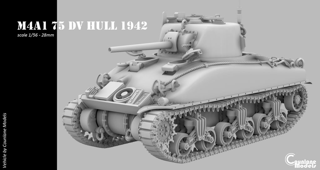 Counlane Sherman M4A1 DV Hull 1942 (USA, WW2)