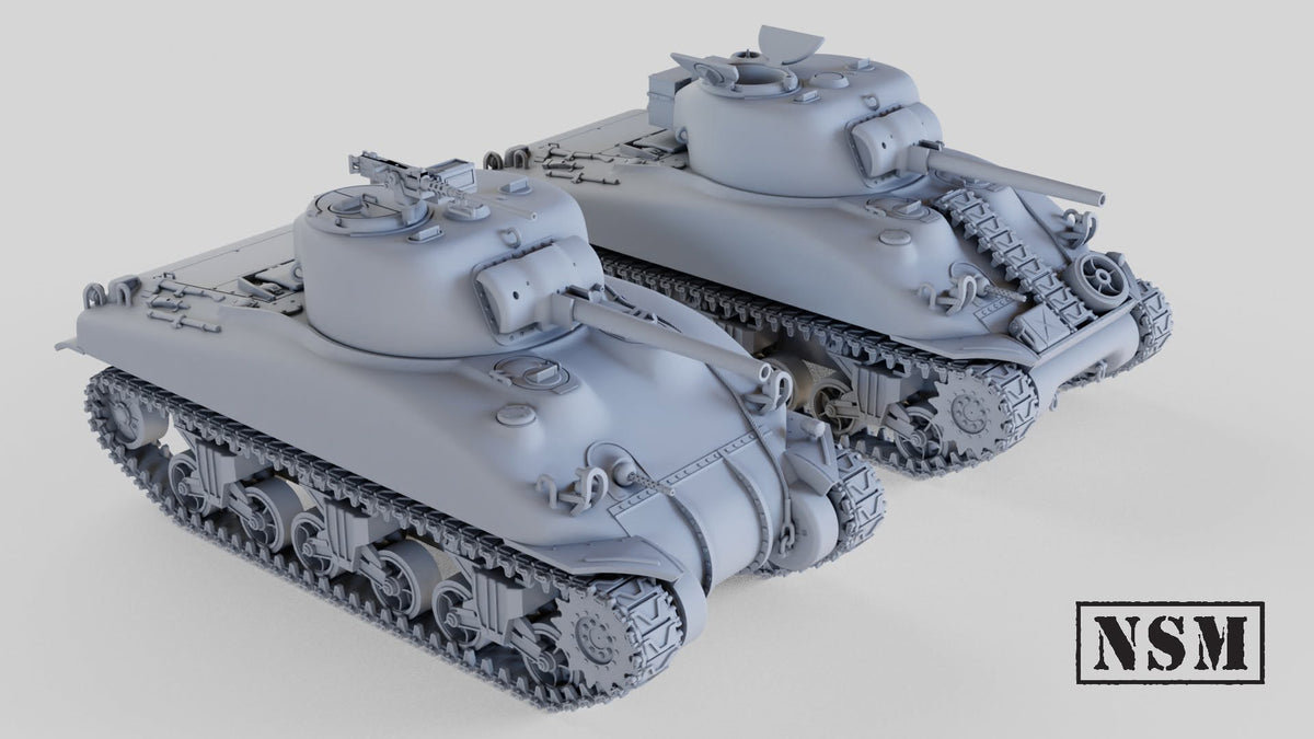 NSM M4A1 Sherman Small Hatch Version - Mid Production - (USA, UK WW2)