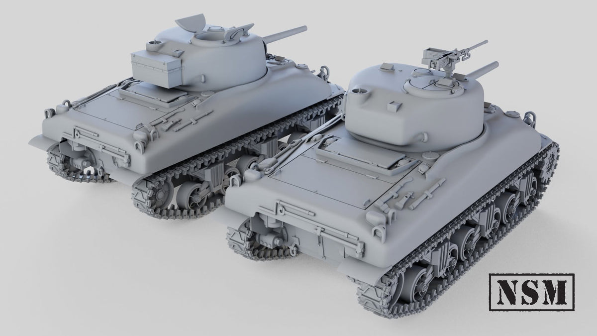 NSM M4A1 Sherman Small Hatch Version - Mid Production - (USA, UK WW2)