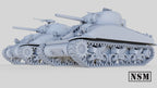 NSM M4A1 Sherman Small Hatch Version - Mid Production - (USA, UK WW2)