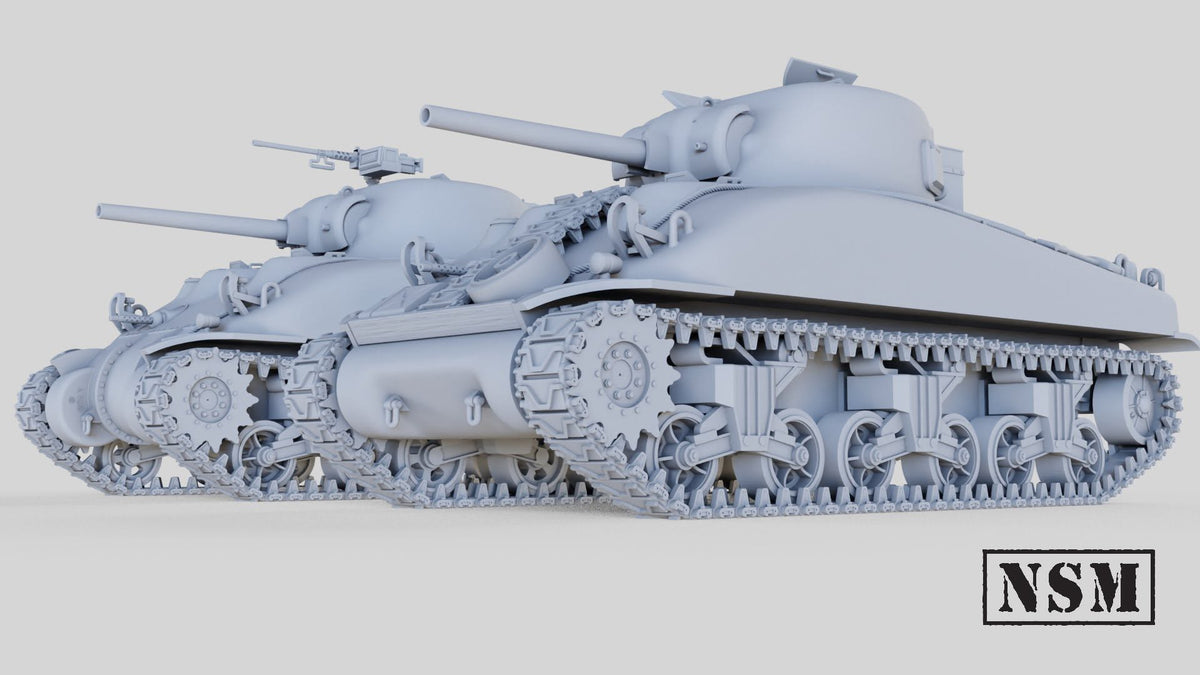 NSM M4A1 Sherman Small Hatch Version - Mid Production - (USA, UK WW2)