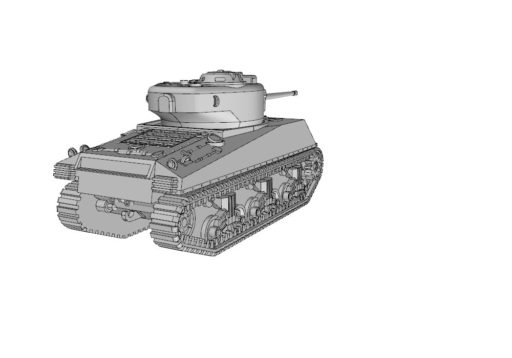 WG3D Sherman M4A2(76)W Medium Tank (US, WW2)