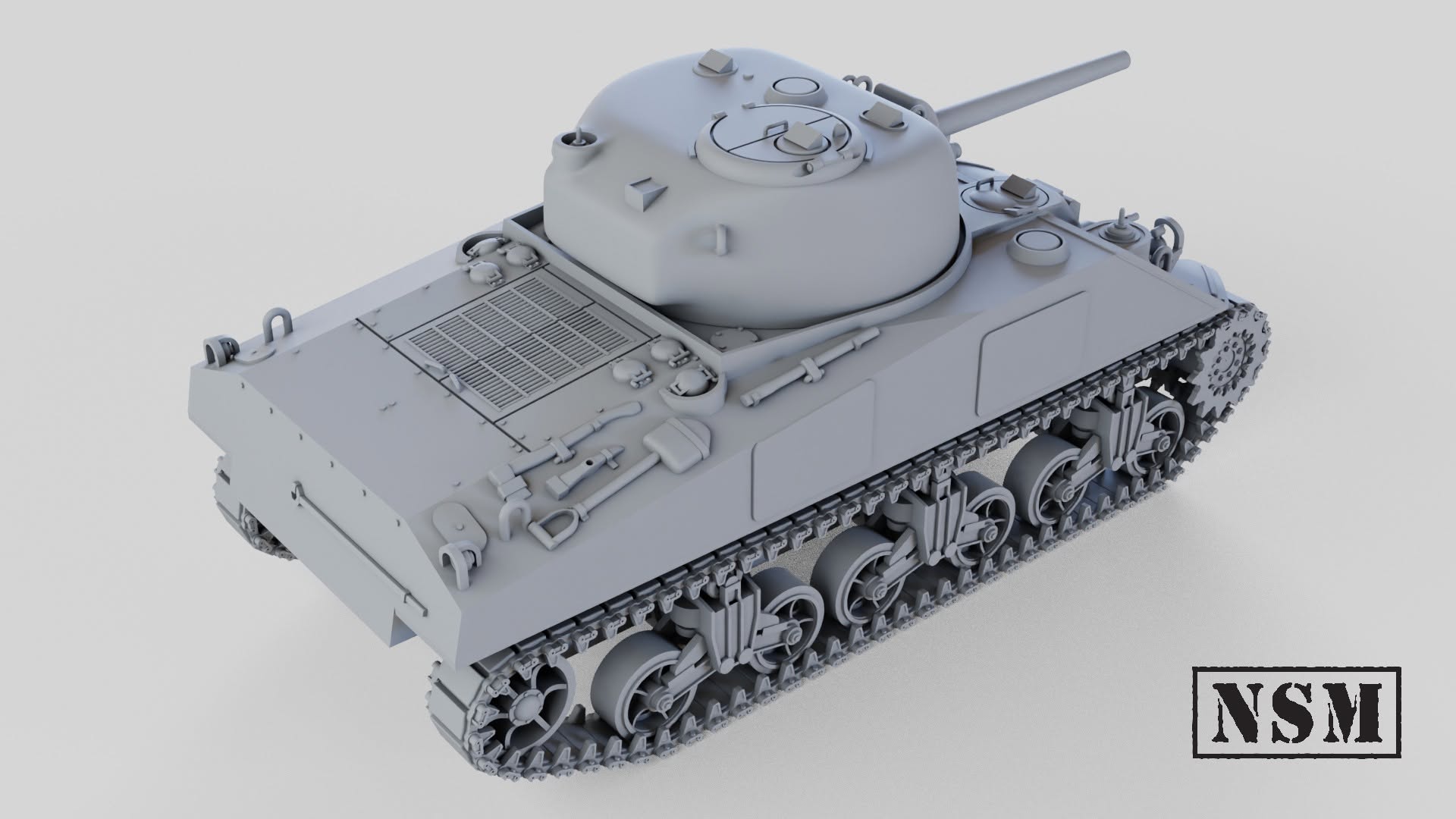 NSM M4A2 Sherman - Early and Mid Production - (USA, UK, Soviet, WW2)