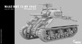 Counlane Sherman M4A2 early DV Hull, M3 bogies style (USA/UK/SOVIET, WW2)