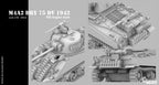 Counlane Sherman M4A2 early DV Hull, M3 bogies style (USA/UK/SOVIET, WW2)