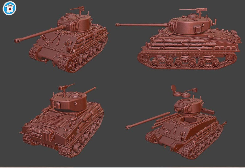 Arvernes Sherman M4A3E8 (USA, WW2)