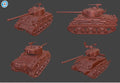 Arvernes Sherman M4A3E8 (USA, WW2)