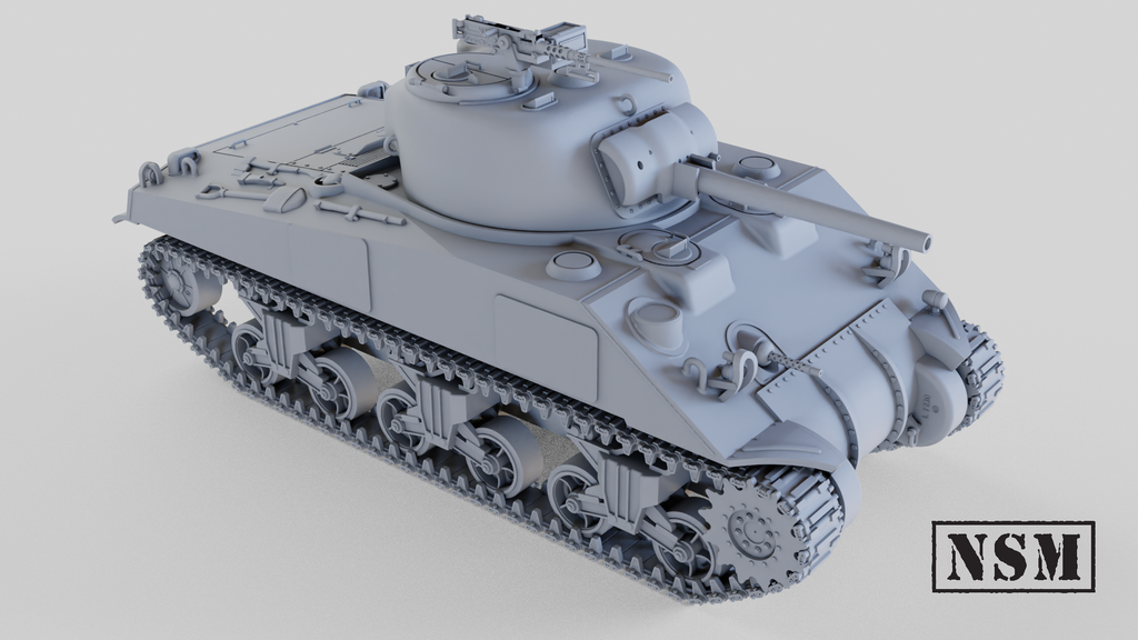 NSM M4A4 Sherman - Early, Mid and Late Production - (USA, WW2)