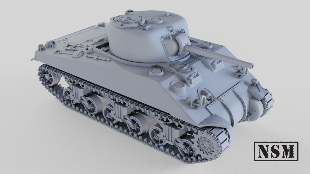 NSM M4A4 Sherman - Early, Mid and Late Production - (USA, WW2)