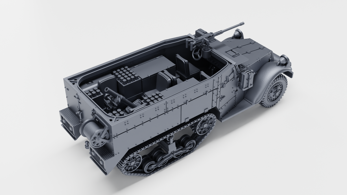WG3D Halftrack M4 - Mortar Carrier (US, WW2)