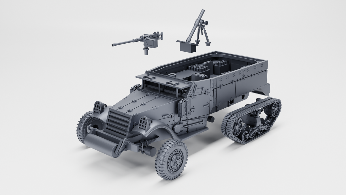 WG3D Halftrack M4 - Mortar Carrier (US, WW2)