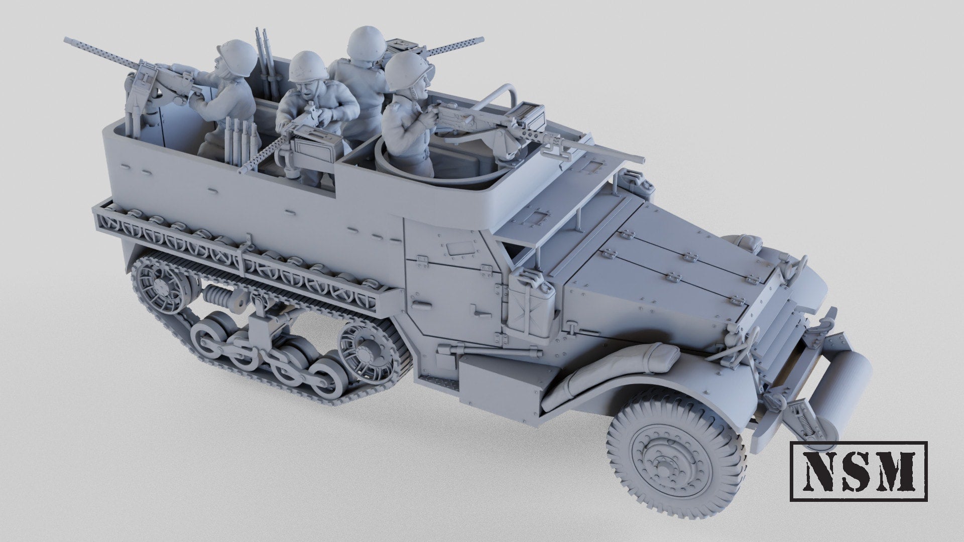 NSM Halftrack M5A1 - (Soviet, WW2)