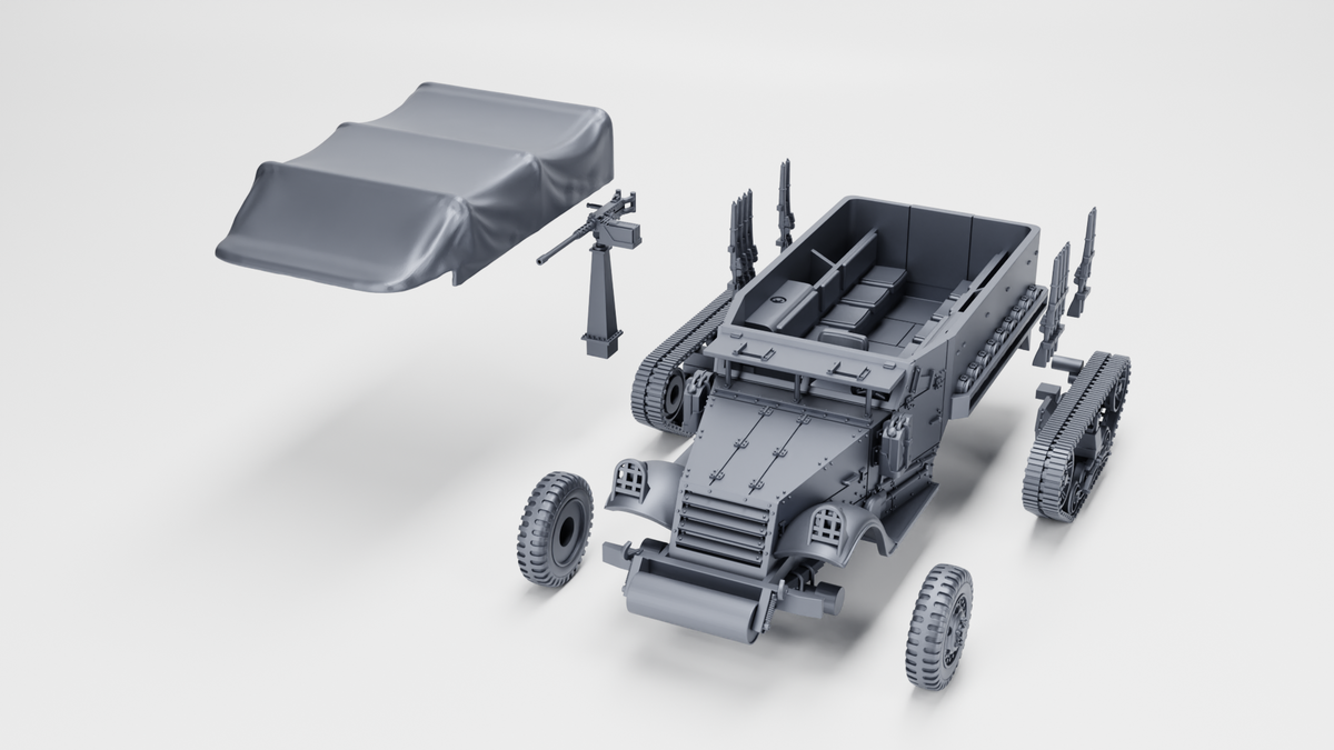 WG3D Halftrack M5 (US, WW2)