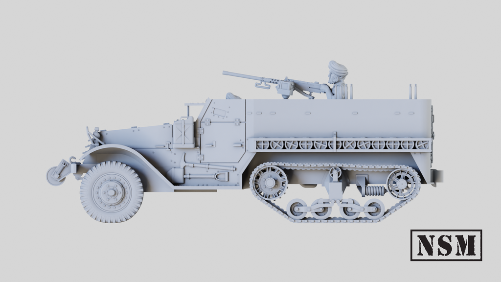 NSM Halftrack M5 8th Army - (UK, WW2)