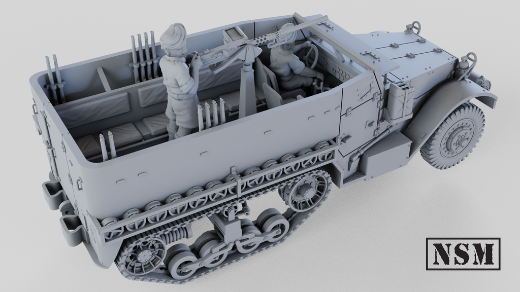 NSM Halftrack M5 8th Army - (UK, WW2)