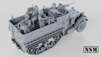 NSM Halftrack M5A1 8th Army - (UK, WW2)