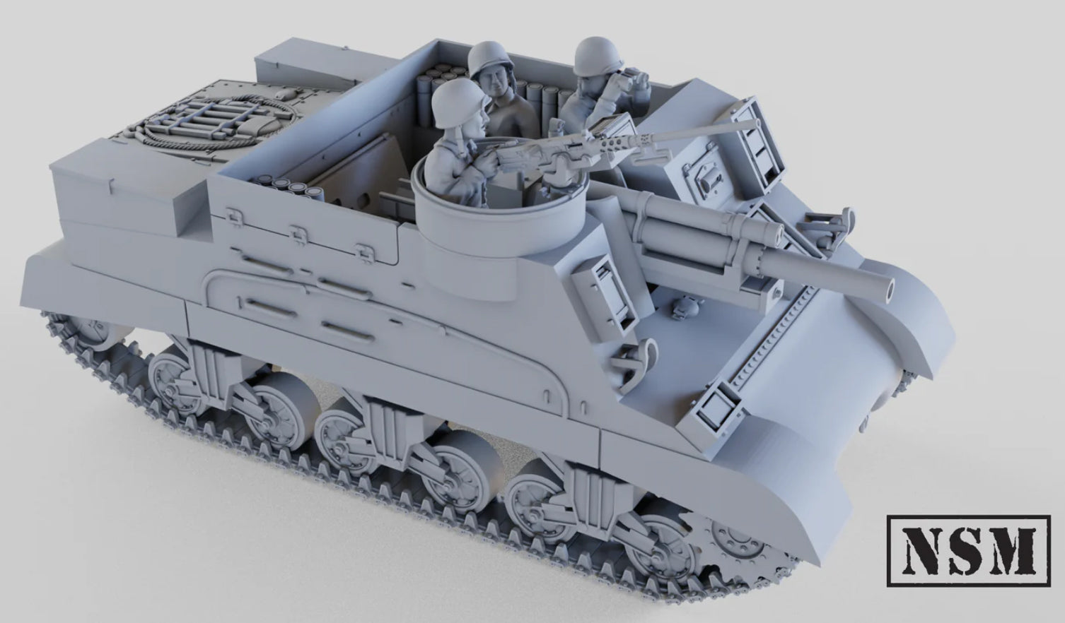 NSM M7 Priest- Late Production (USA, WW2)