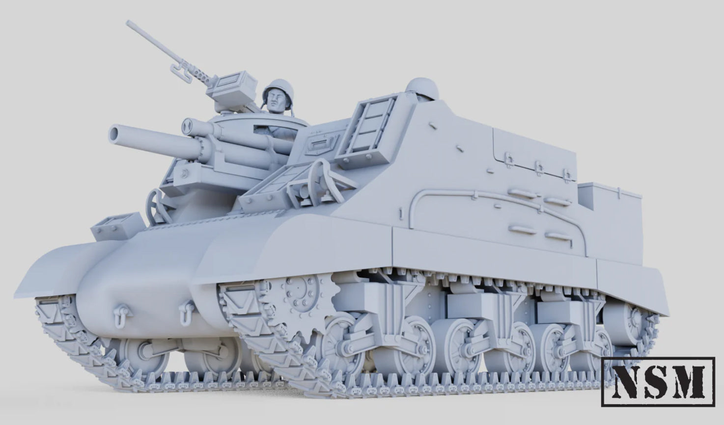 NSM M7 Priest- Late Production (USA, WW2)