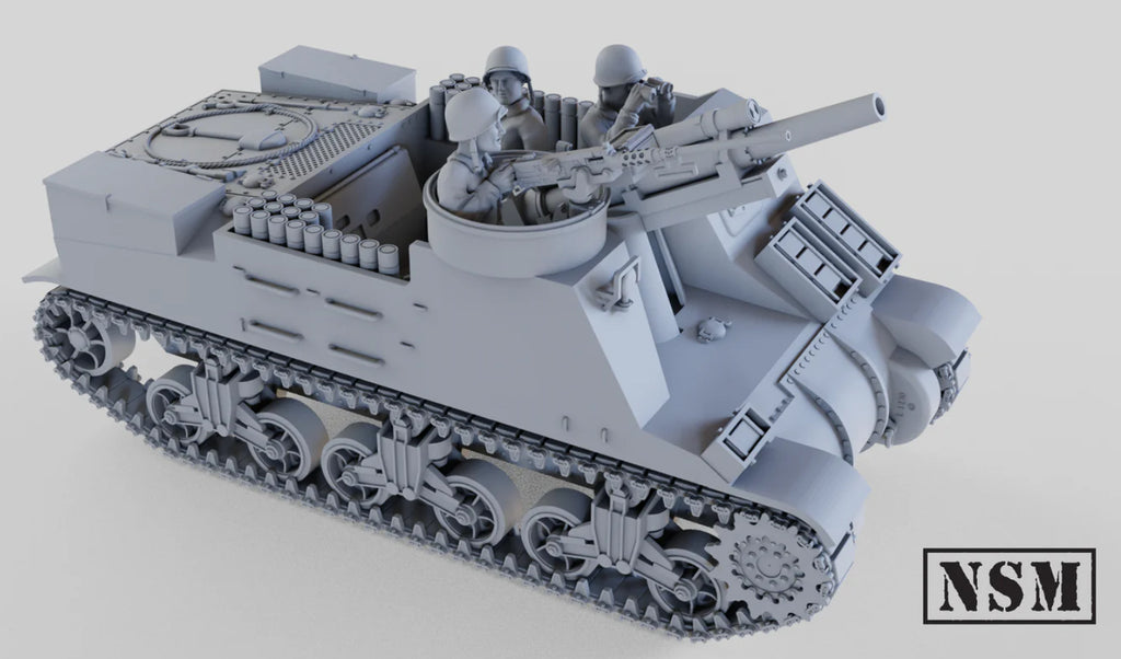 NSM M7 Priest- Early and Mid Production - USA, WW2)