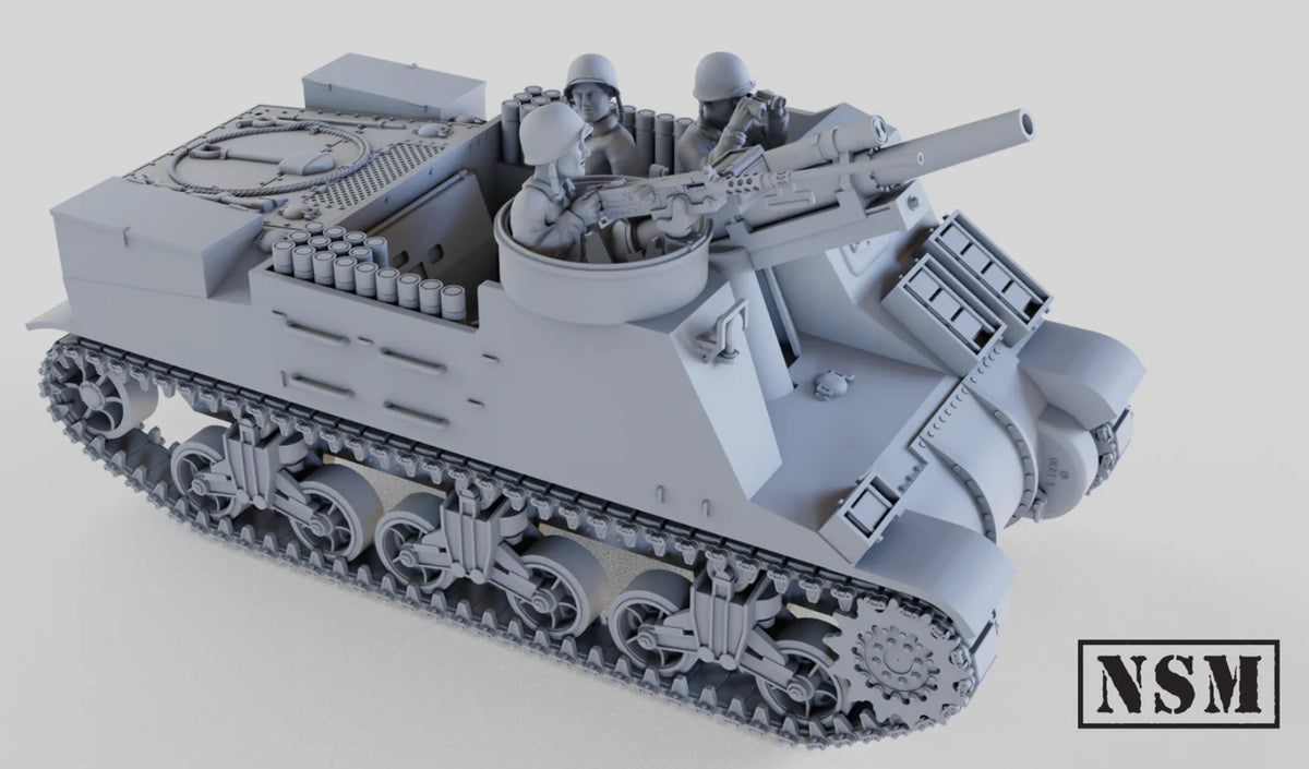 NSM M7 Priest- Early and Mid Production - USA, WW2)