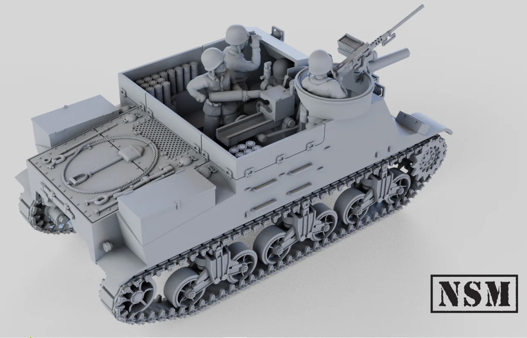 NSM M7 Priest- Early and Mid Production - USA, WW2)