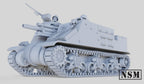 NSM M7 Priest- Early and Mid Production - USA, WW2)