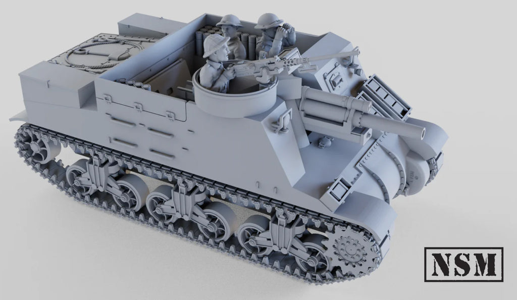 NSM M7 Priest- Early and Mid Production - UK, WW2)