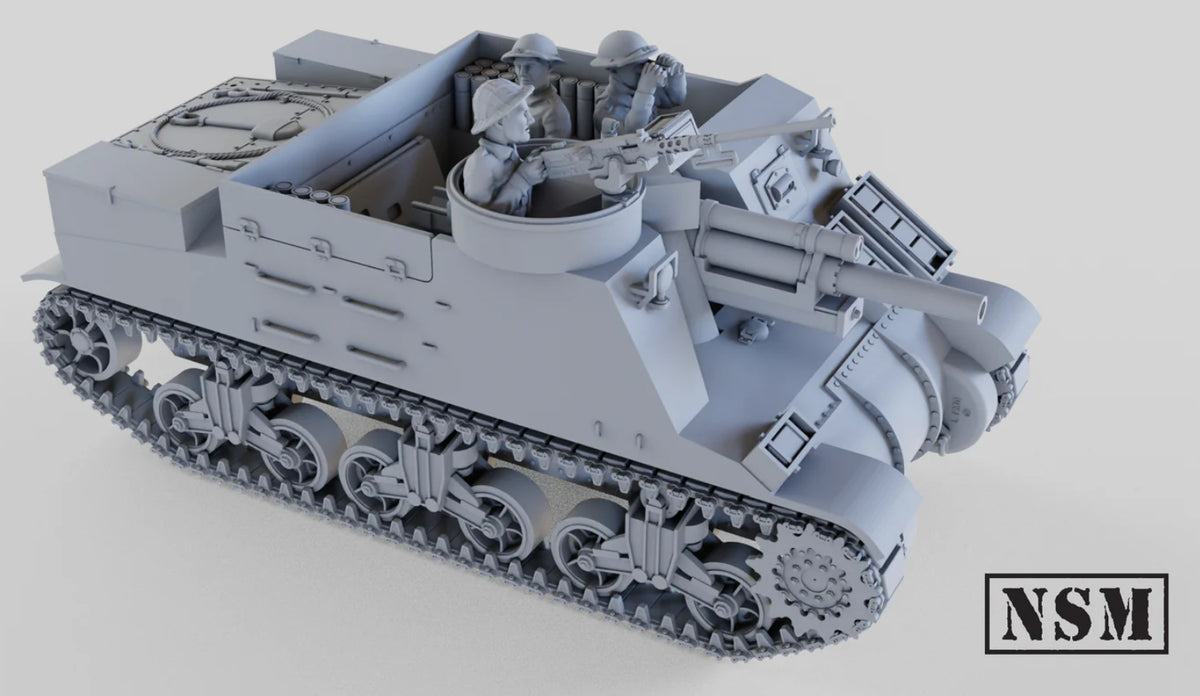 NSM M7 Priest- Early and Mid Production - UK, WW2)